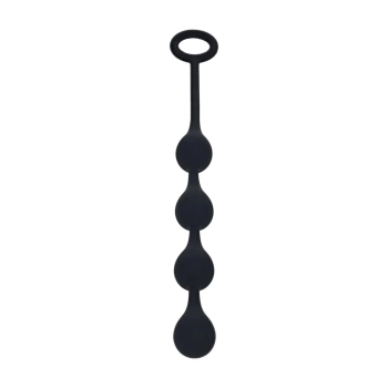 Kulki analne silikonowe Levelz Waterdrop S czarny