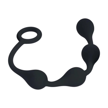 Kulki analne silikonowe Levelz Waterdrop S czarny