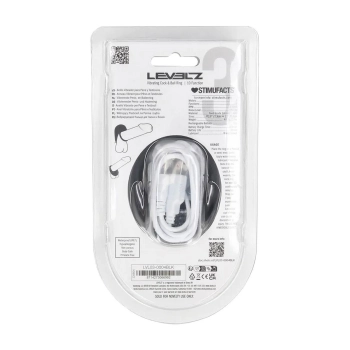 Pierścień erekcyjny wibrujący silikonowy Levelz Level 3 czarny 7,3 cm