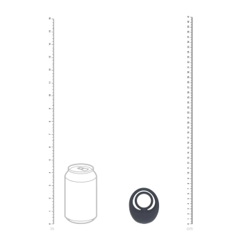 Pierścień erekcyjny wibrujący silikonowy Levelz Level 3 czarny 7,3 cm