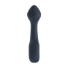 Wibrujący silikonowy masażer prostaty Levelz z pętlą czarny 14,5 cm