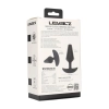 Wibrujący korek analny silikonowy Levelz M czarny 12 cm