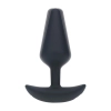 Wibrujący korek analny silikonowy Levelz M czarny 12 cm