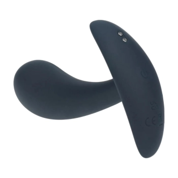 Masażer prostaty wibrujący silikonowy Levelz M czarny 12,5cm