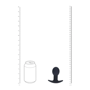 Korek analny wibrujący silikonowy Single Bulb Levelz czarny 9cm
