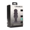 Wibrujący korek analny Tri Bulb silikonowy Levelz czarny USB