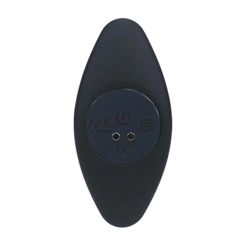 Wibrujący korek analny Tri Bulb silikonowy Levelz czarny USB