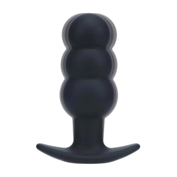 Wibrujący korek analny Tri Bulb silikonowy Levelz czarny USB