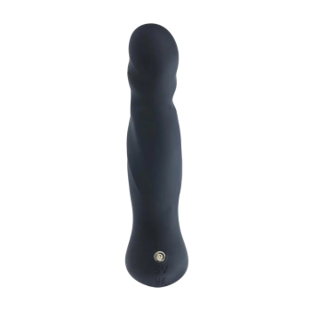 Masażer prostaty Levelz silikonowy pulsujący wibrujący czarny 14,7 cm