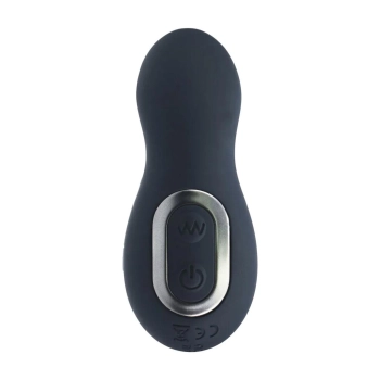 Masażer prostaty Levelz silikonowy pulsujący wibrujący czarny 14,7 cm