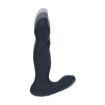 Masażer prostaty Levelz silikonowy pulsujący wibrujący czarny 14,7 cm