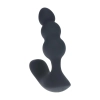 Korek analny wibrujący koralikowy Levelz zdalny czarny 14 cm USB