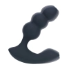Korek analny wibrujący koralikowy Levelz zdalny czarny 14 cm USB