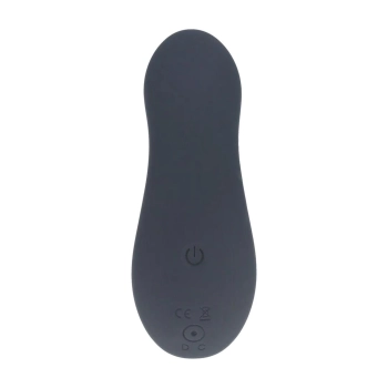 Korek analny wibrujący koralikowy Levelz zdalny czarny 14 cm USB