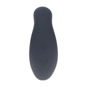 Stymulator prostaty Levelz silikonowy z pilotem czarny USB
