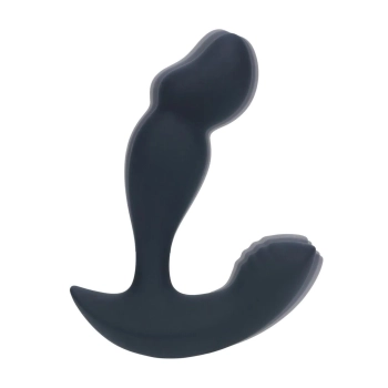 Stymulator prostaty Levelz silikonowy z pilotem czarny USB