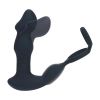 Masażer prostaty Levelz wibrujący z pierścieniem silikonowy czarny