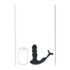 Masażer prostaty z rotującą głowicą Levelz silikonowy czarny 16,8 cm