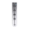 Kulki analne silikonowe Levelz XL 5cm czarne