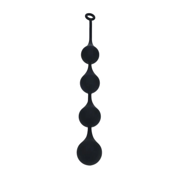 Kulki analne silikonowe kropla wody Levelz XXL czarne 57 cm