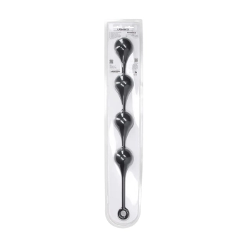 Kulki analne silikonowe kropla wody Levelz XXL czarne 57 cm