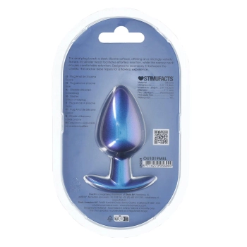 Smooth Silicone Anal Plug - Large - 3.5