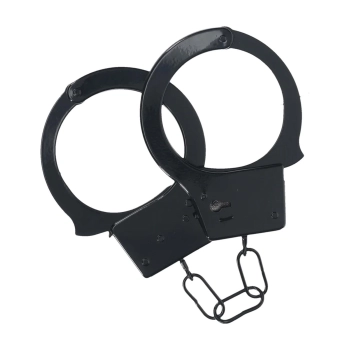 Kajdanki metalowe Ouch! czarne 24,2 cm