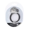 Kajdanki metalowe klasyczne Ouch! srebrne 24 cm