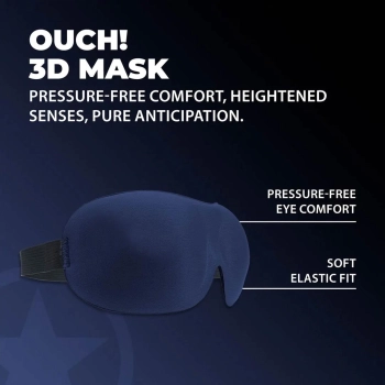 Opaska na oczy 3D Ouch granatowa