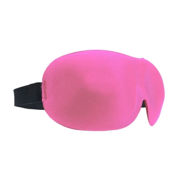 Opaska na oczy 3D Ouch poliestrowa różowa