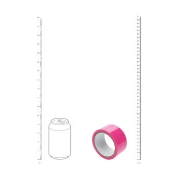 Taśma bondage PVC Ouch różowa 20 m
