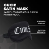 Maska satynowa Ouch! z nadrukiem