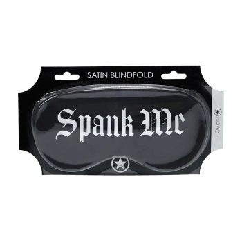 Opaska na oczy satynowa Ouch! Spank Me