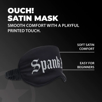Opaska na oczy satynowa Ouch! Spank Me