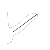 Zestaw silikonowych sond skręconych Ouch! dla początkujących 30 cm