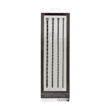 Zestaw silikonowych sond skręconych Ouch! dla początkujących 30 cm