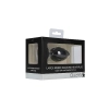 Large Ribbed Diamond Heart Plug - Black