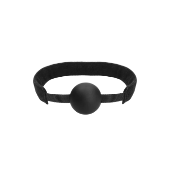 Silikonowy knebel z kulką Ouch! regulowany 62,5 cm