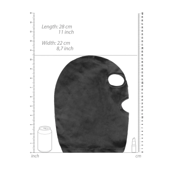 Maska Ouch poliester z otworami na oczy i usta 20 cm