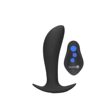 Wibrujący korek analny z elektrostymulacją Ouch! 12,3 cm