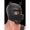 Maska puppy neoprenowa Ouch! czarna 31 cm