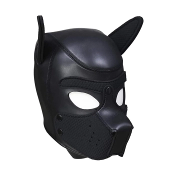 Maska puppy neoprenowa Ouch! czarna 31 cm