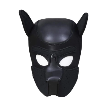 Maska puppy neoprenowa Ouch! czarna 31 cm