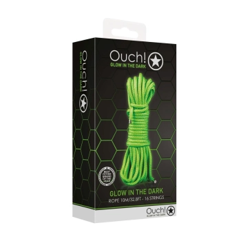 Lina bondage Ouch! 10m neonowa świecąca w ciemności