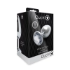 Duży aluminiowy korek analny z klejnotem Ouch! 8 cm