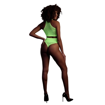 Body Ouch! neonowe UV z golfem różowe XS XL