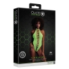 Body z wysokim krojem Ouch neonowa zieleń XS XL