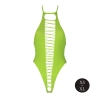 Body z wysokim krojem Ouch neonowa zieleń XS XL