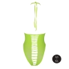 Body z wysokim krojem Ouch neonowa zieleń XS XL