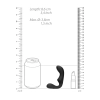 Pointed Vibrating Prostate Massager with Remote Control - Black